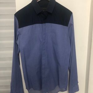 Zara two tone colour dress shirt